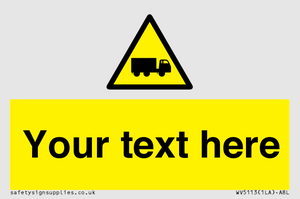 Custom Lorry Hazard Sign